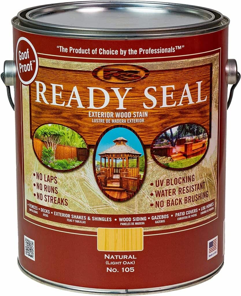 Ready Seal 105 Natural (Light Oak) Exterior Stain and Sealer For Wood