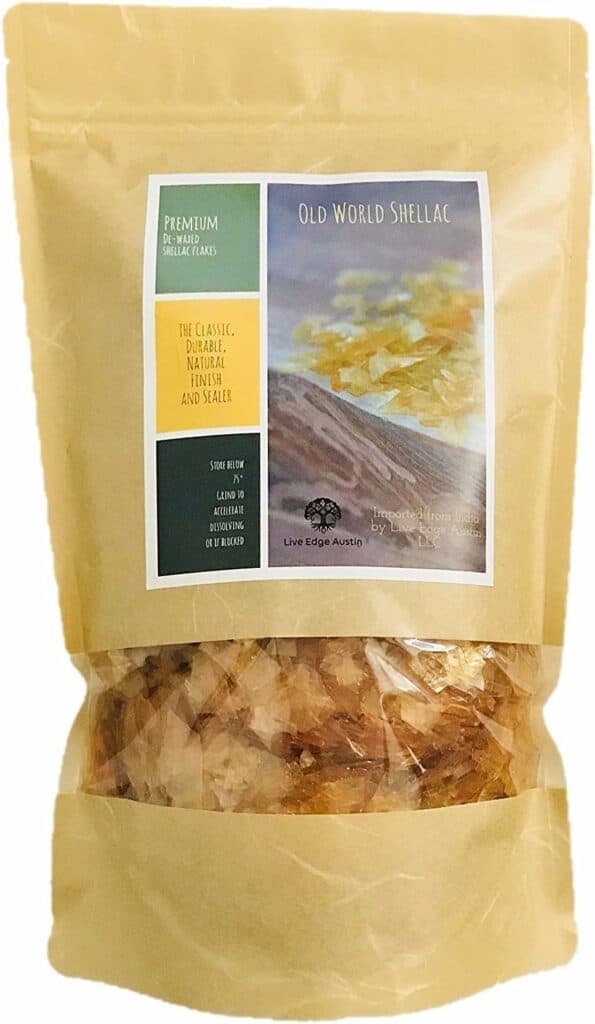 De-Waxed Super Blonde Shellac Flakes